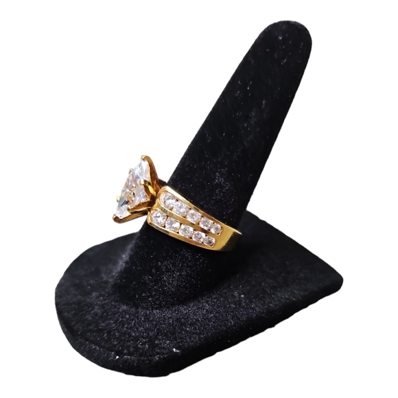 💛14k gold plated sterling sliver rings💛 - Picture 2 of 5